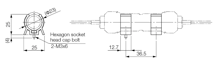 Fixing bracket (2 pcs)