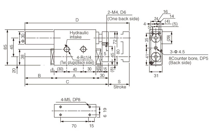 Hydraulic Drive Units, DR-05C, 08C, 12C