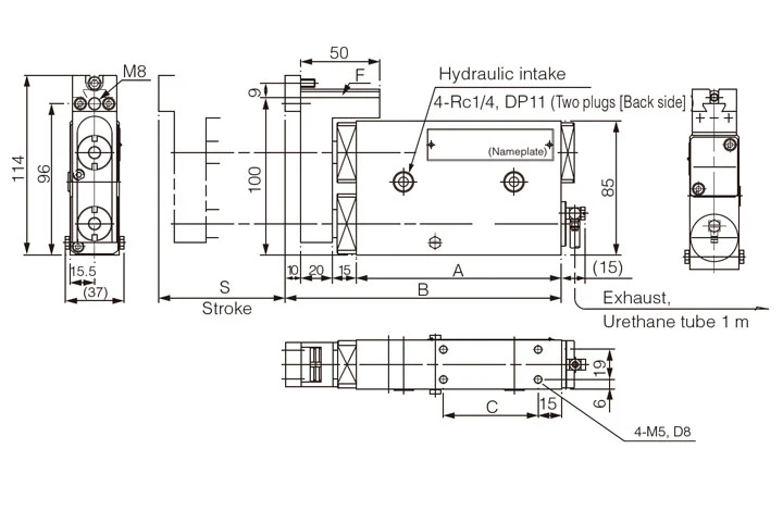 Hydraulic Drive Units, DR-08A-F, 12A-F