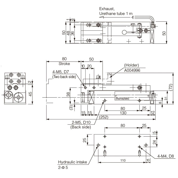Hydraulic Drive Units, DU-08E-MR