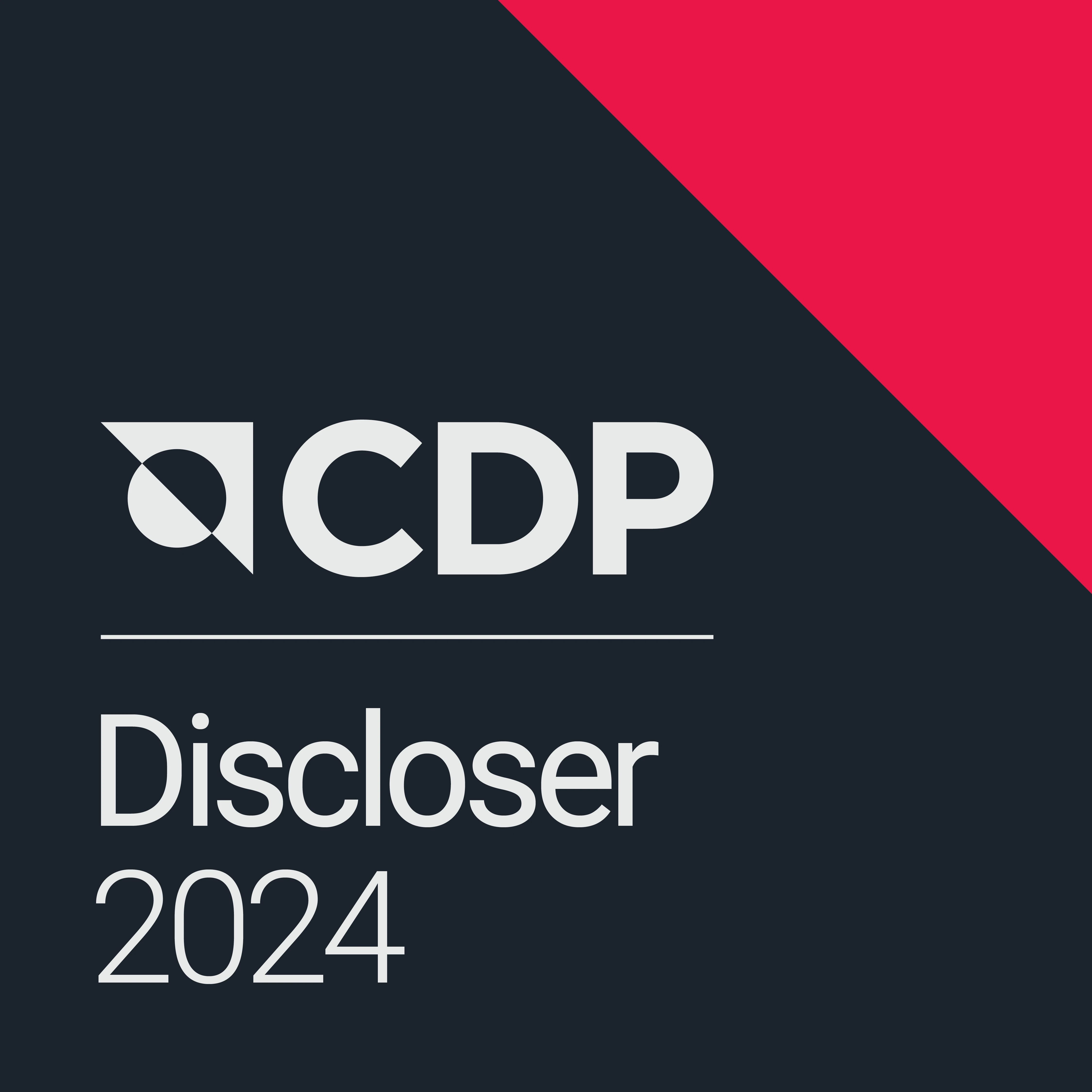 CDP Discloser 2024 badge