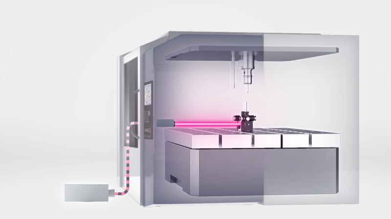 Labor-saving inspection process to maintain high accuracy - Accurate correction of pitch error in machine tools -