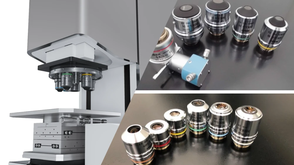 An objective lens that handles a variety of surface properties