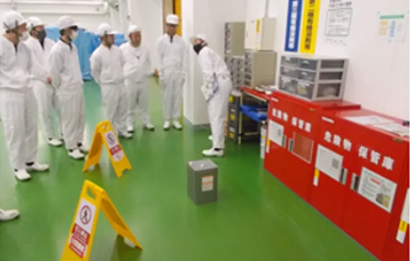 Training for responding to organic solvent leaks