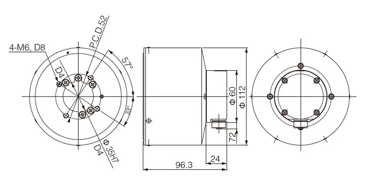 Standard volume balance head