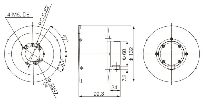 Medium volume balance head