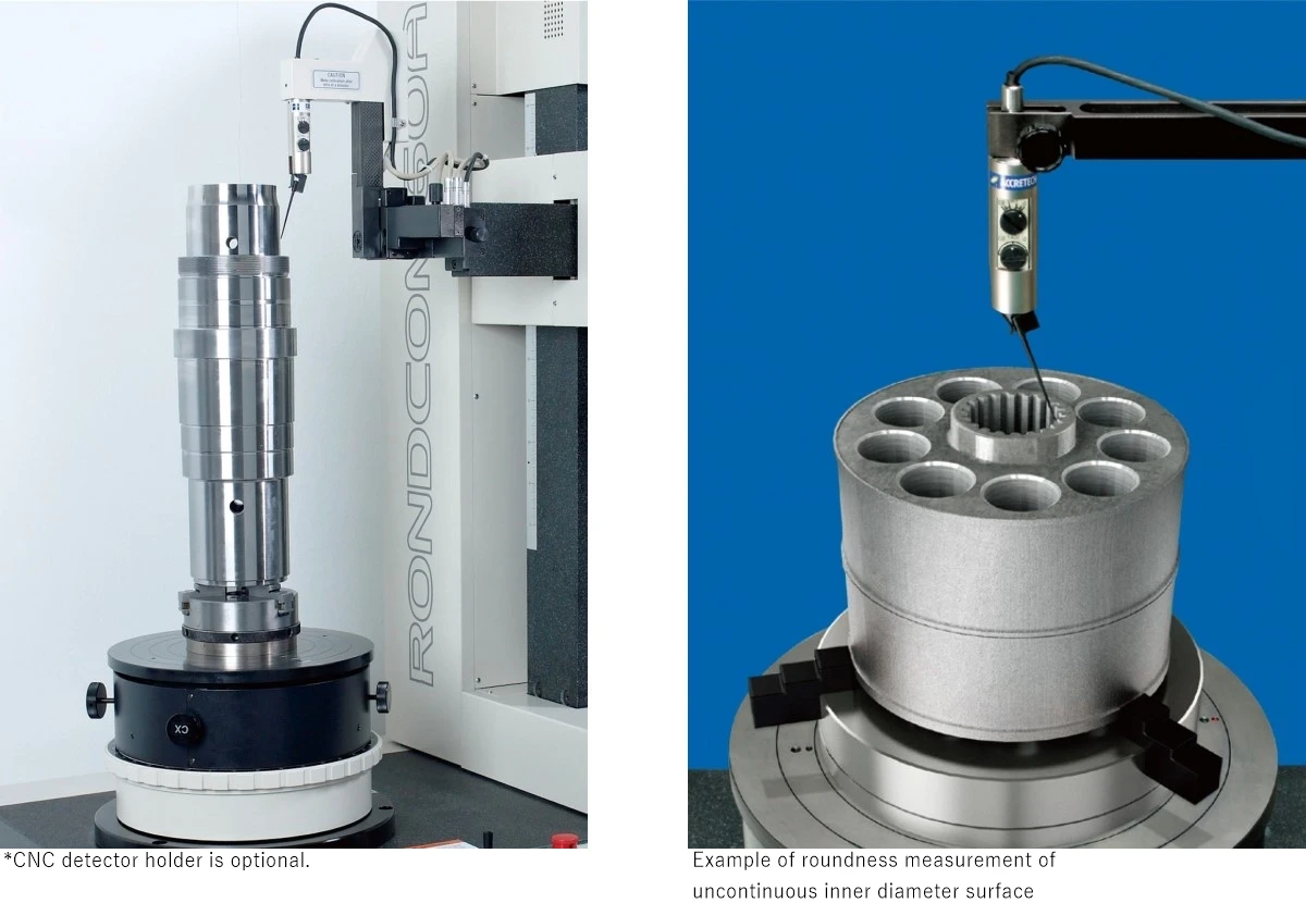 Offset Type Detector Holder Available as an Option (patented)