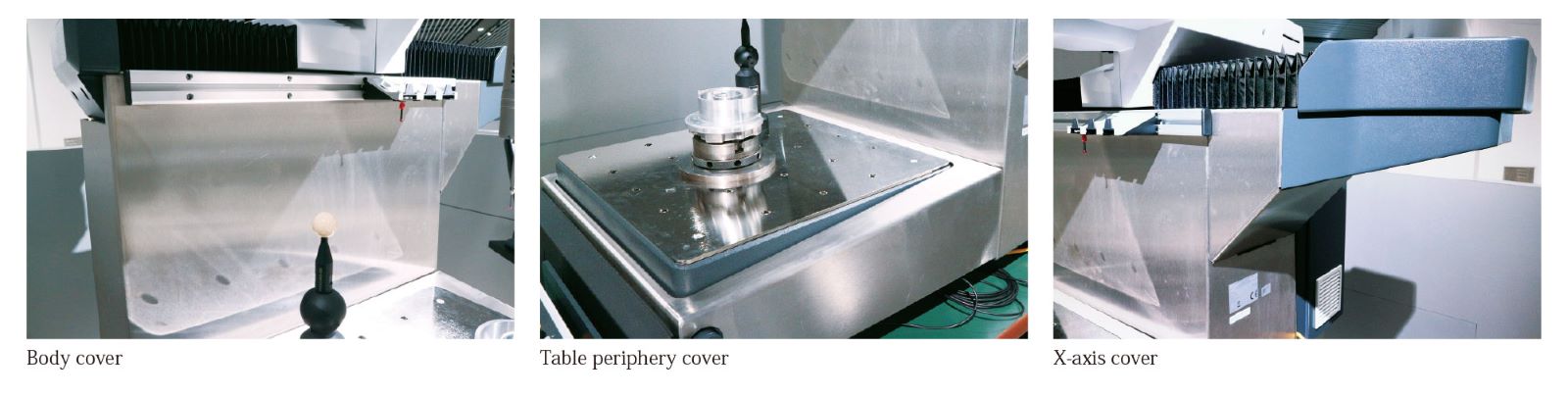 ZEISS DuraMax® HTG Body cover,Table preiphery cover, X-axis cover