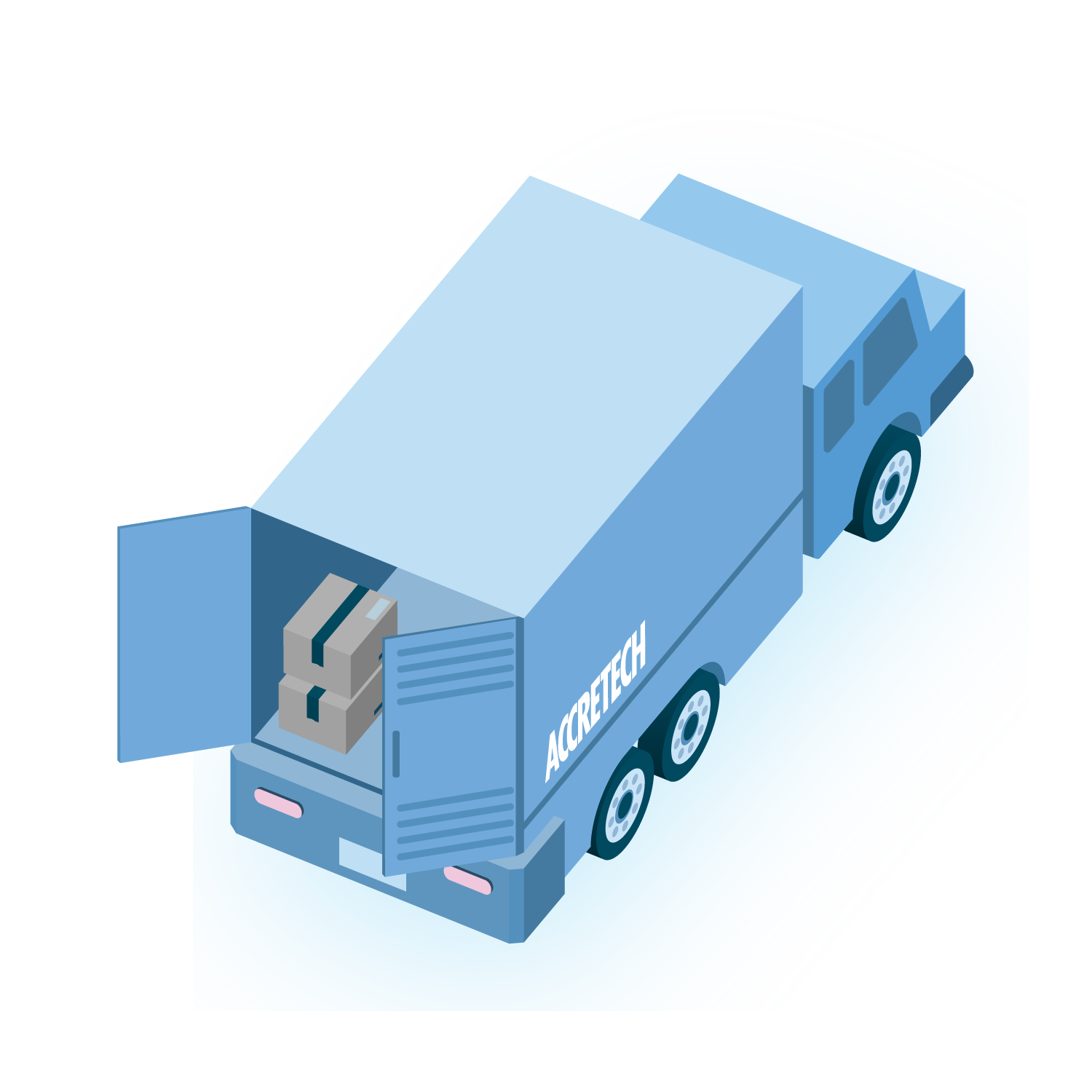 Diagram of the shipping process