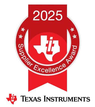 TI社よりTexas Instruments Supplier Excellence Awardを受賞