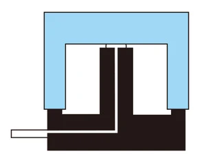 空気マイクロメータ、深さ