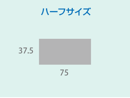 ハーフサイズ