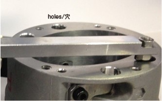 Flatness measurement of workpiece with holes (surface grinder)