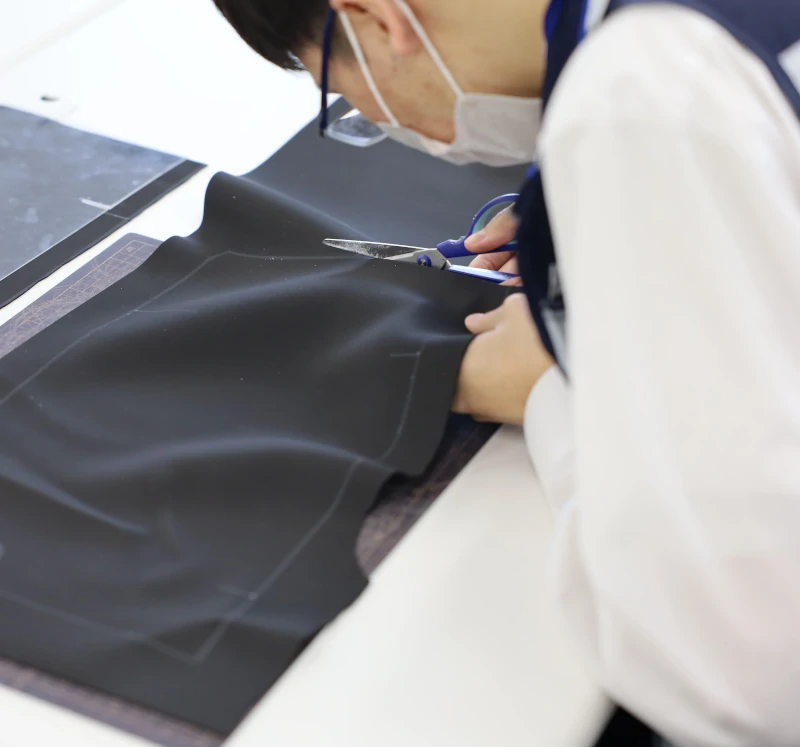 障がい者の方が働いている様子