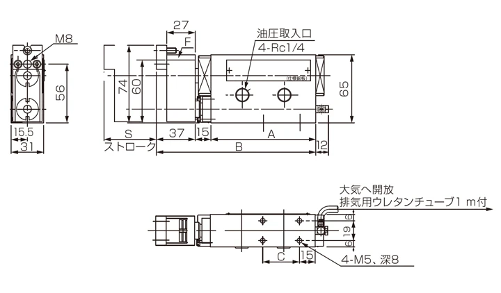 油圧駆動部、DU-05D1、08D1
