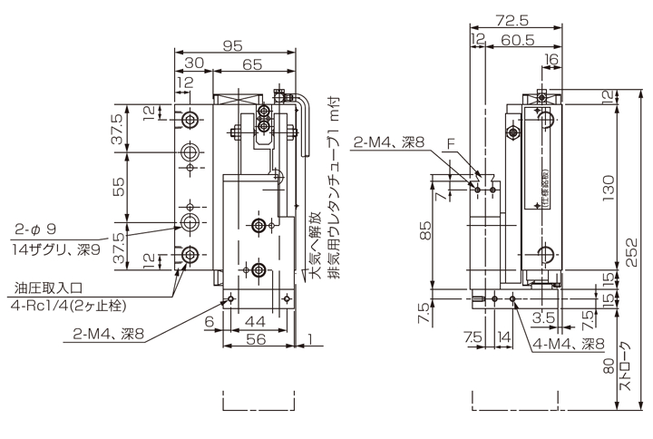 油圧駆動部、DU-08C-R