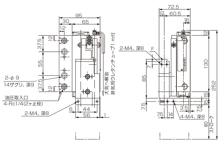 油圧駆動部、DU-08C-R