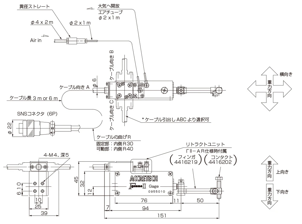 汎用測定ヘッド ΓⅡ 汎用モデル
