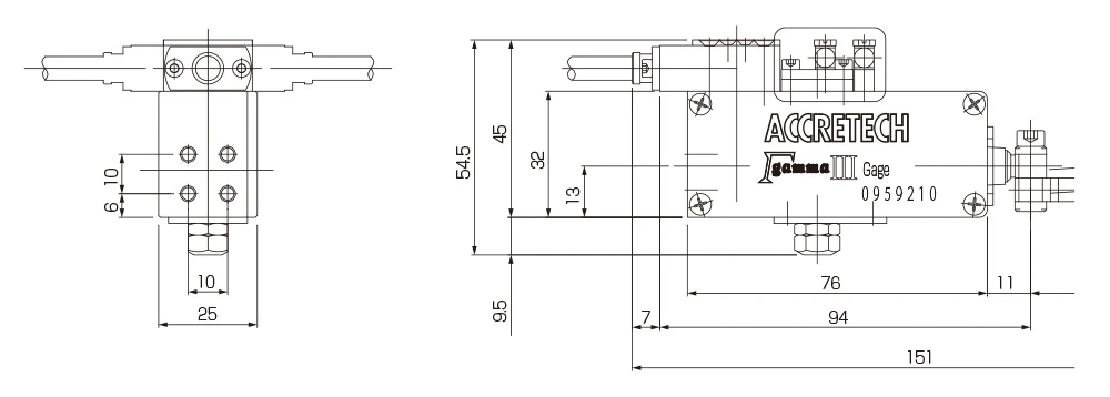 汎用測定ヘッド ΓⅢ -ARA リトラクト量調整可能