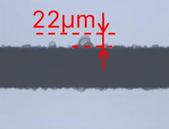 硼珪酸ガラス XD800 GM410 表面