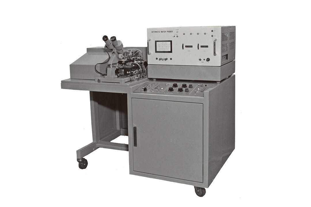 Developed Japan's first probing machine
