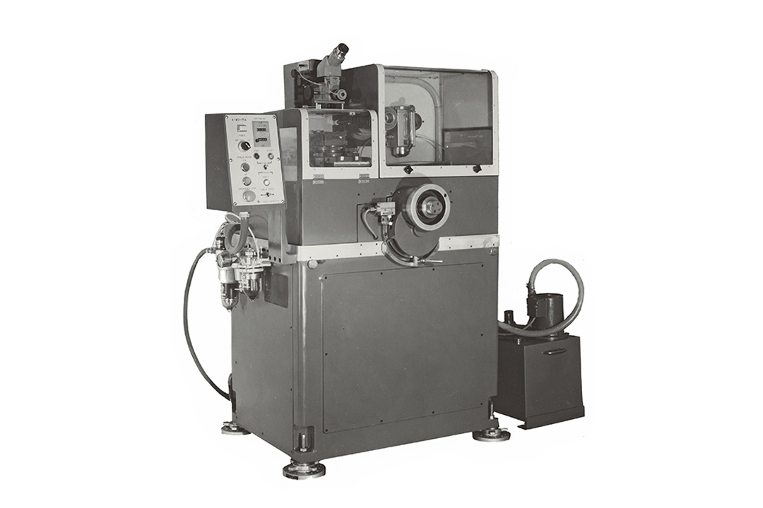 Developed Japan's first wafer dicing machine