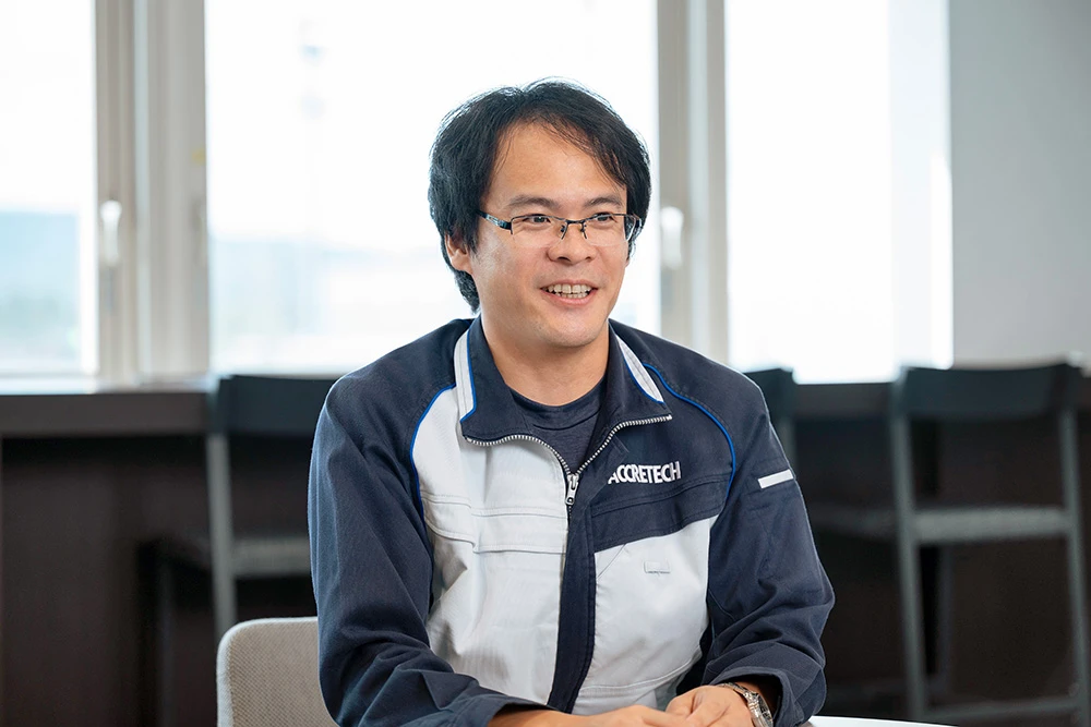 自分の意思を製品として形にできる環境を求め、入社を決意。