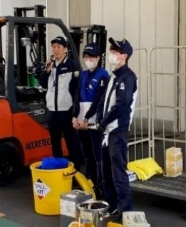 回収、洗浄処理