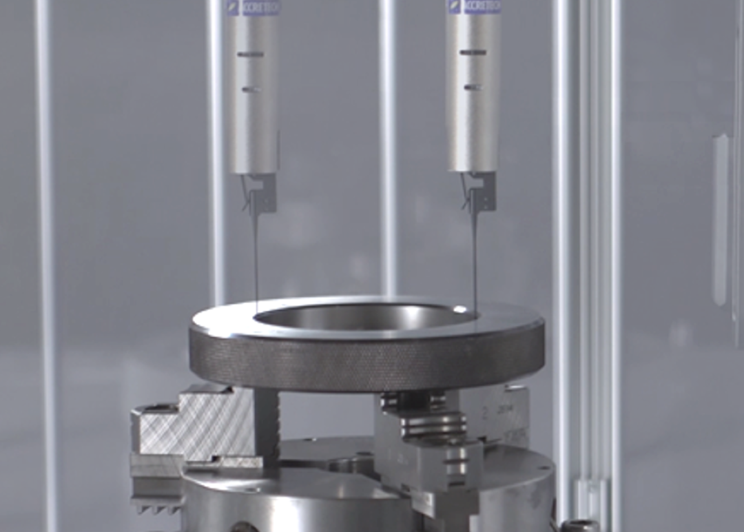 Opposed diameter measurement function enabling measurement of inner and outer diameters with high repeatability (patented)