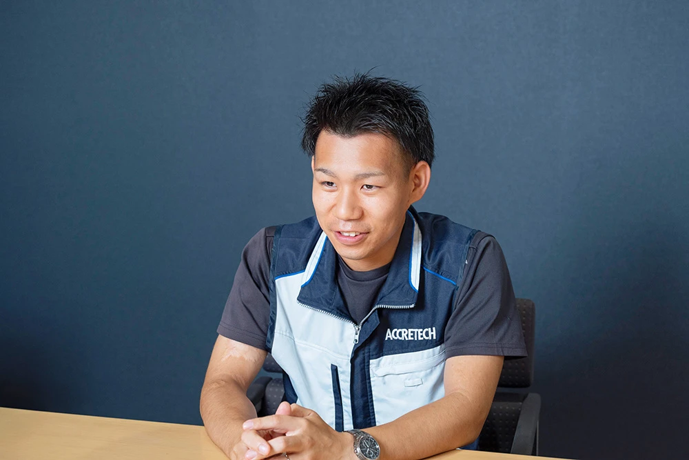 世の中で役立つ製品作りを目指して選んだ、異業種への挑戦。