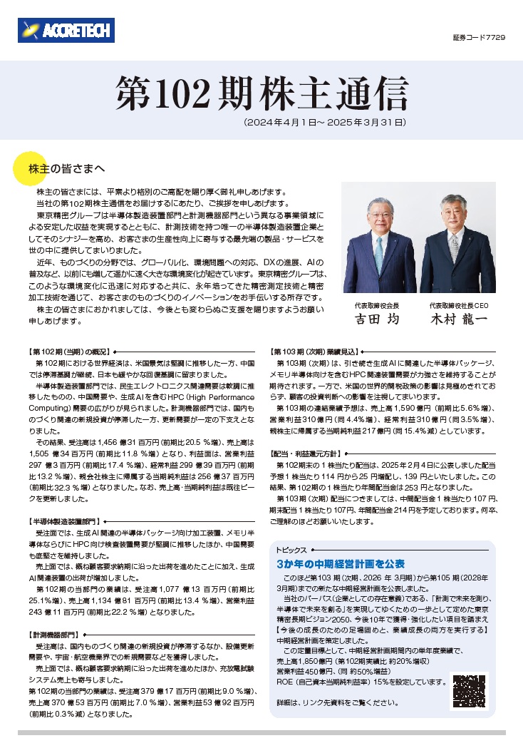 株主通信