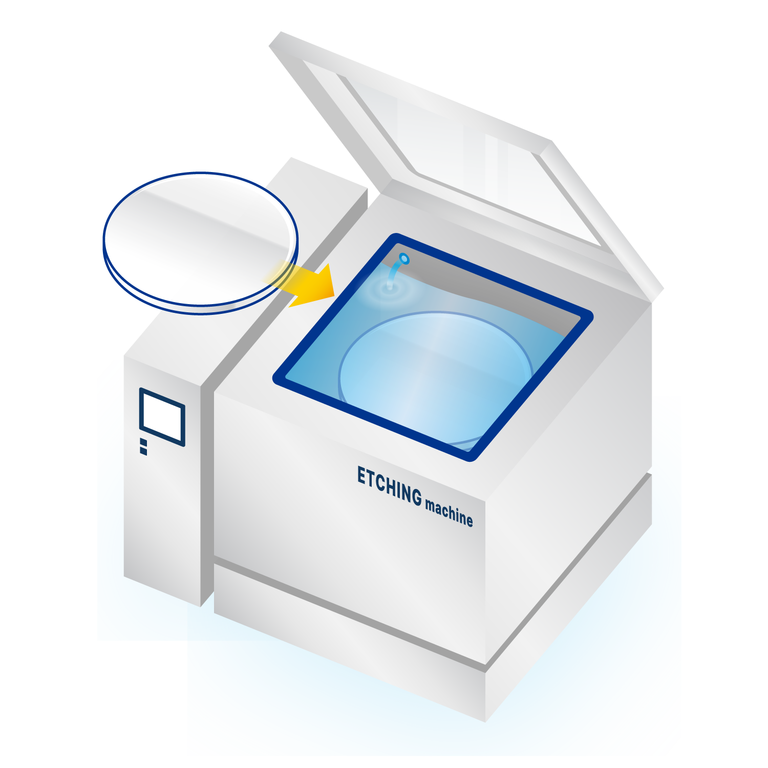 ラッピング・ポリッシング工程の図