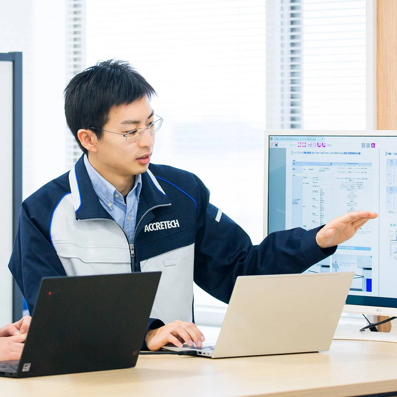 自分のスキル向上とともに、後輩の「長所を伸ばす」教育を目指す。